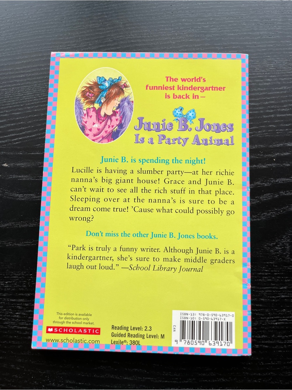 2 Children Books Junie B Jones Party Animal Magic Pony Carousel Brightheart PB - Picture 5 of 16